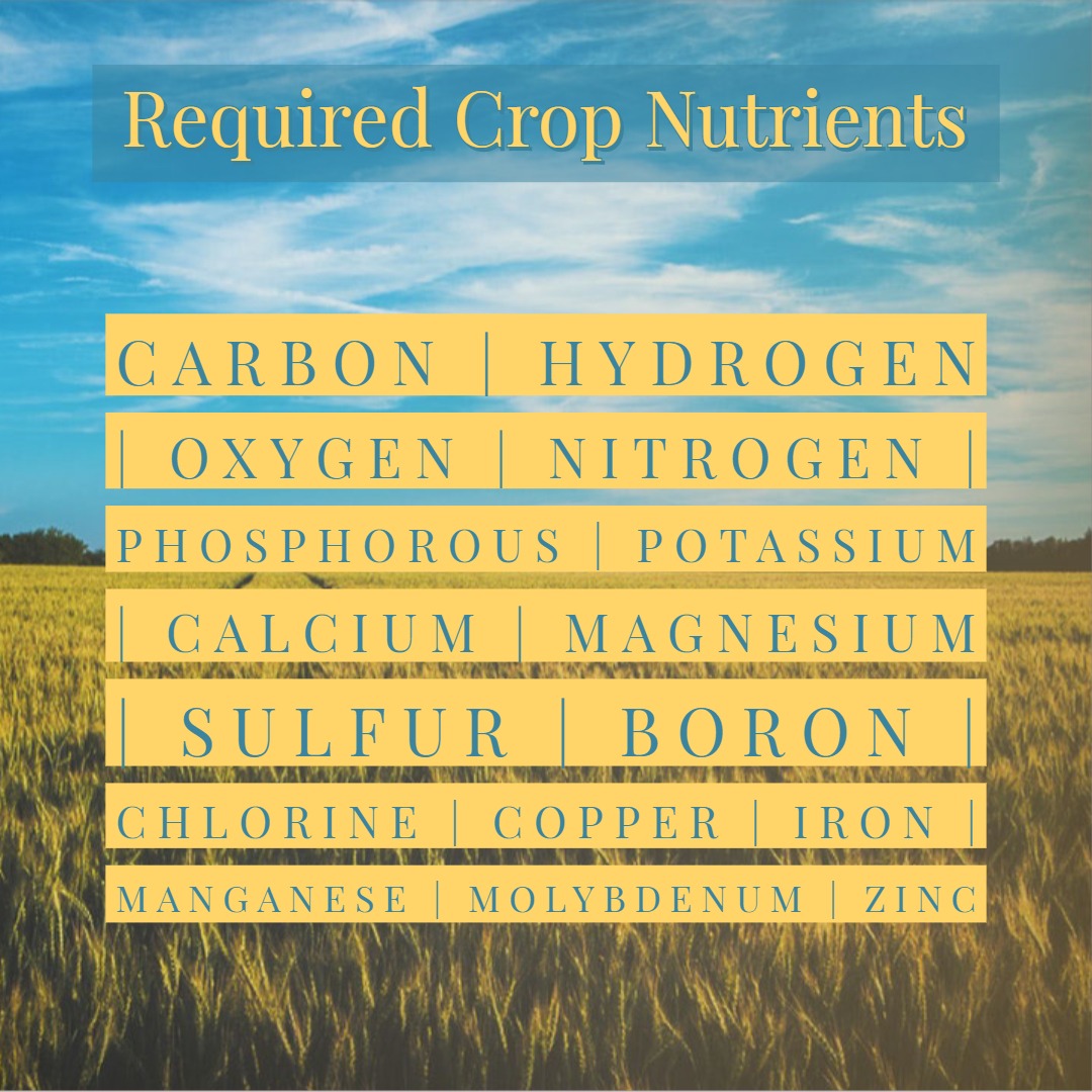 required crop nutrients graphic